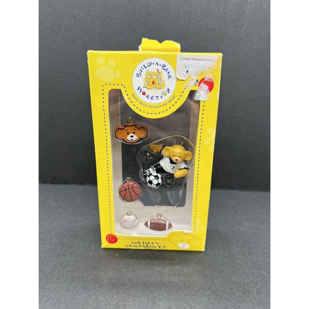 VINTAGE BUILD A BEAR WORKSHOP ENESCO SPORTS HOLIDAY ORNAMENTS 2005 NIB‎ - #127